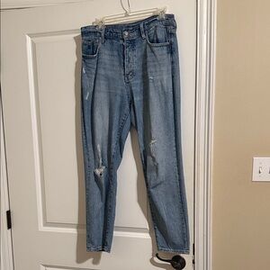 Classic Blue Women's Jeans high rise mom Jean lucky brand